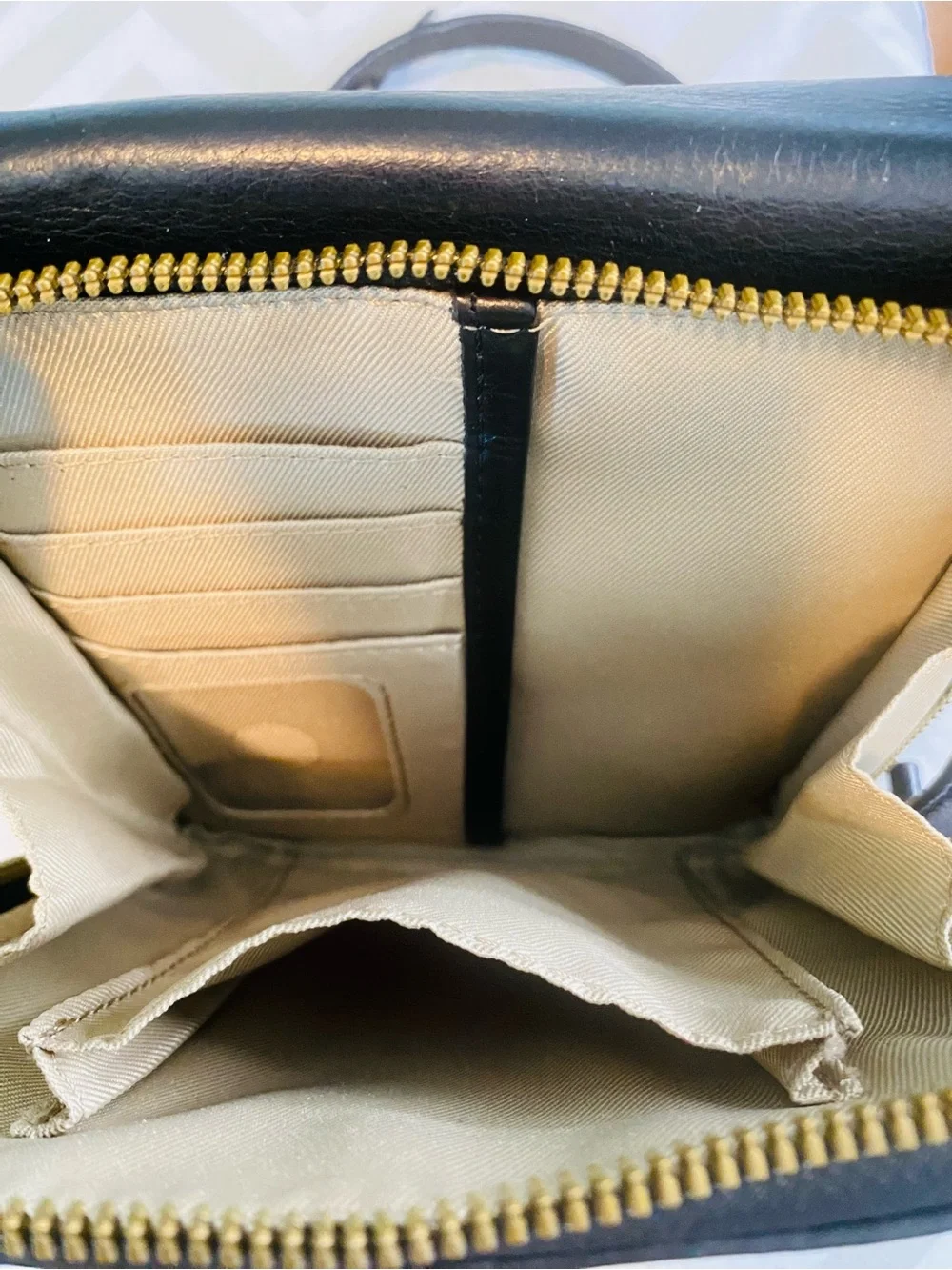 American Leather Co. Black Leather Crossbody Bag